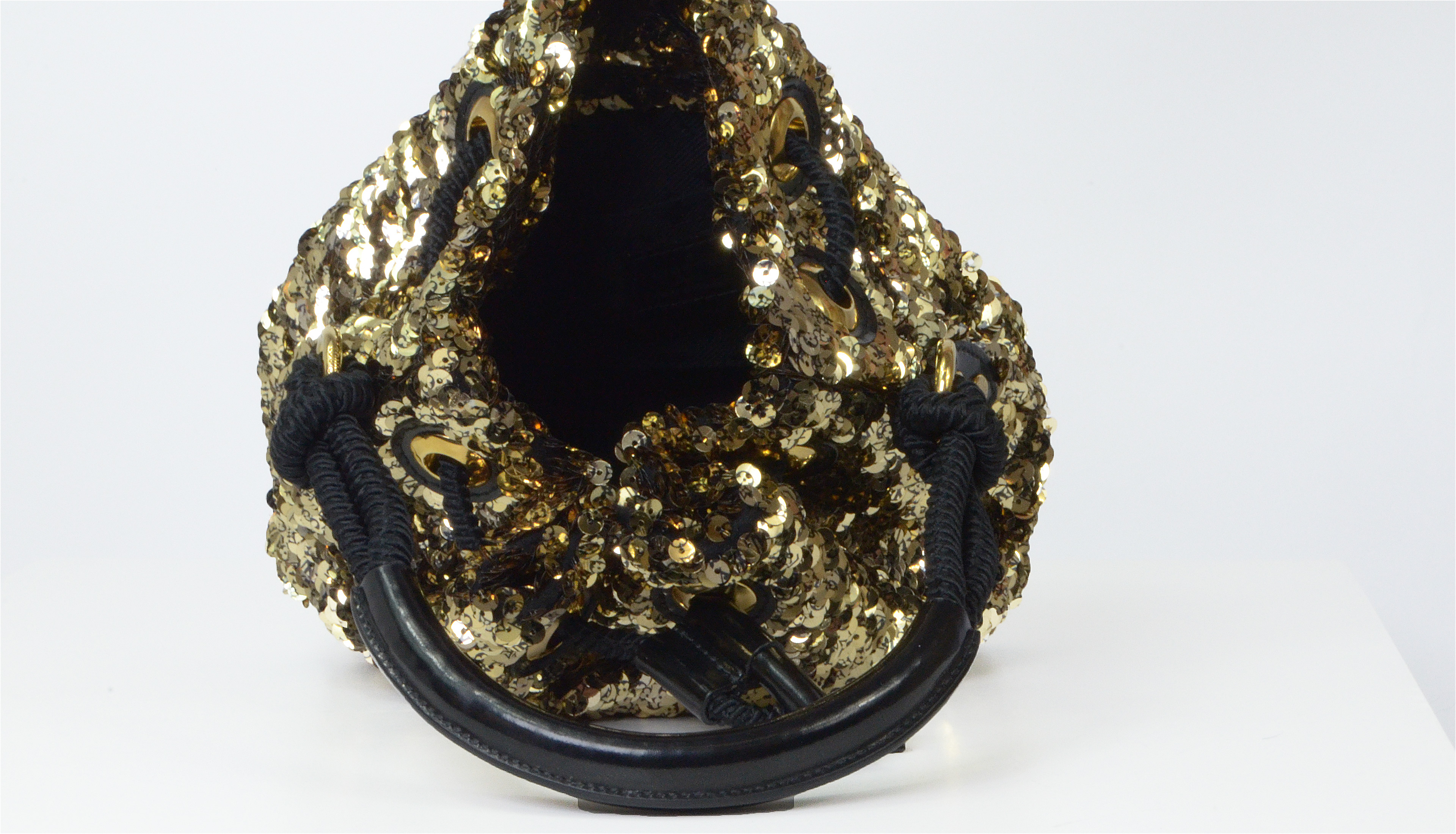 Mini Noe Black Sequins Rococo Bag – Baggio Consignment